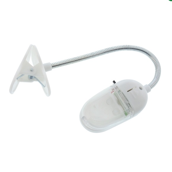 Book Light - white LED clip on adjustable - Picture 2 of 3